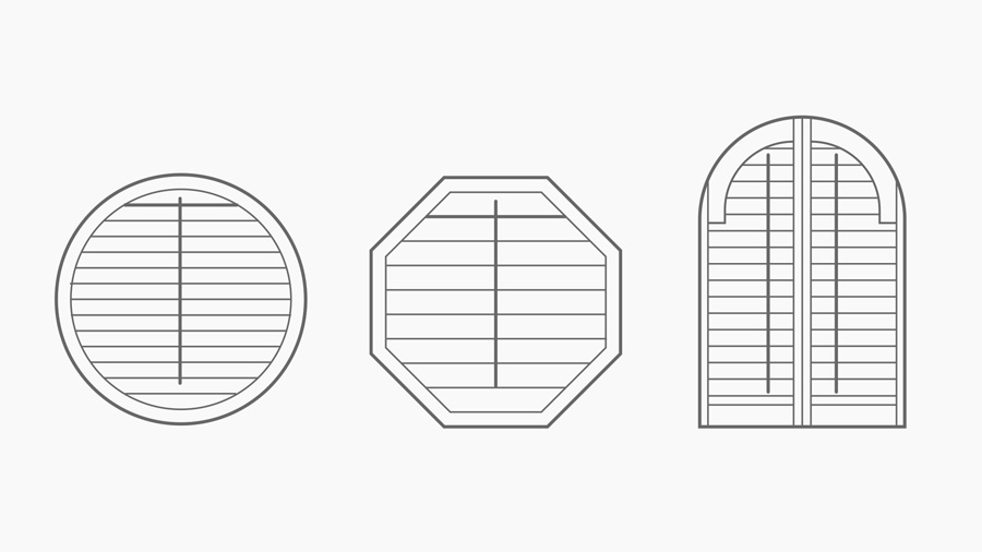 Plantation Shutter Shapes